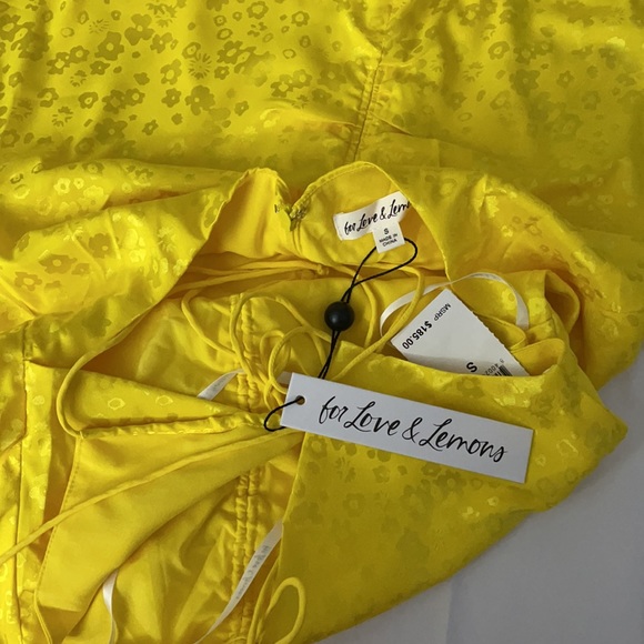 For love and lemons Fiji shirred mini dress S - Picture 9 of 9